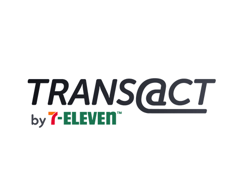 Trans@ct by 7-Eleven Logo